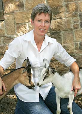 Deborah Rogers and Her Goats