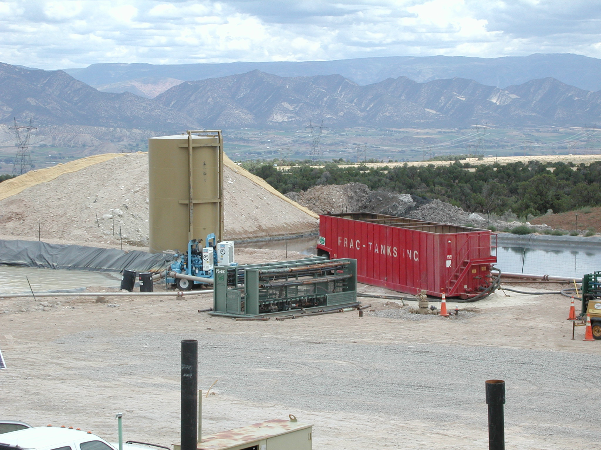 Fracking operation, Grass Mesa, Colorado. Photo Credit: Peggy Utesch.